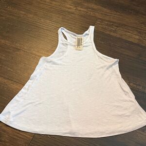 Free People white swing Tank Top